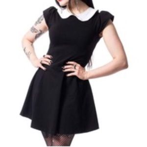 Goth collar dress